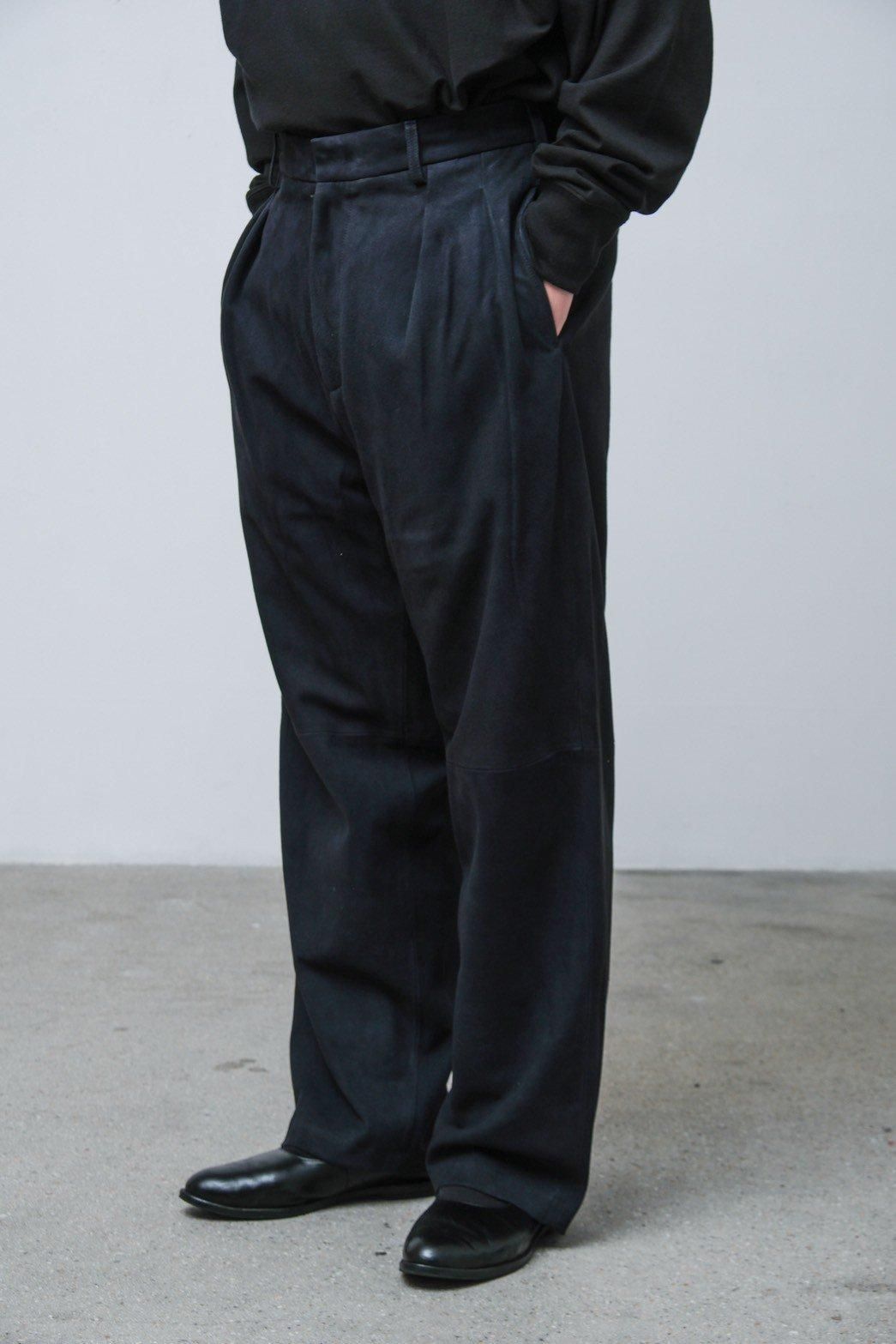 A.PRESSE / Suede Trousers（24AAP-04-01H） - IMA:ZINEオンライン