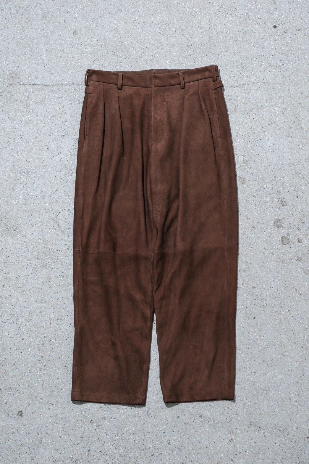 A.PRESSE / Suede Trousers - IMA:ZINE
