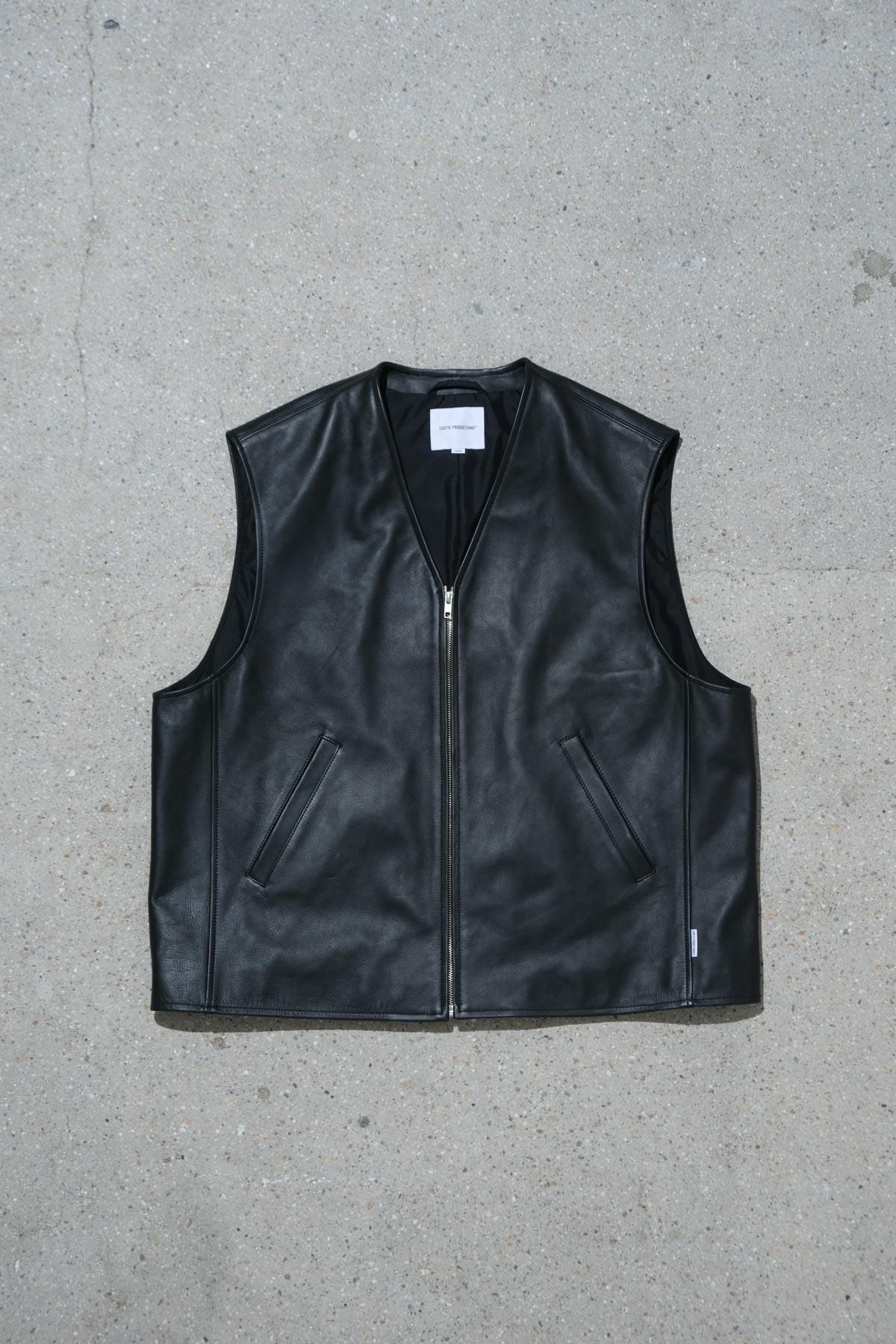 【サイズ交換ＯＫ】 COOTIE PRODUCTIONS IMA:ZINE - Vest Leather LSL / トップス