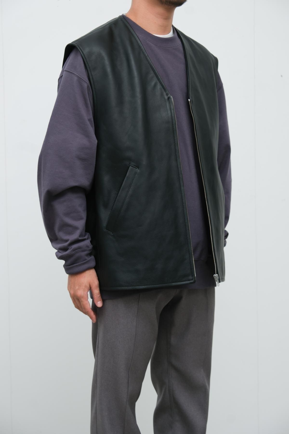 COOTIE PRODUCTIONS / LSL Leather Vest - IMA:ZINE