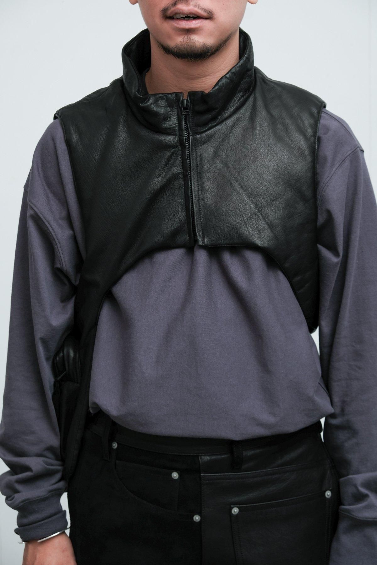 ジャケット・アウター whowhat harness best LETHER HARNESS VEST ／BLACK – whowhat online shop
