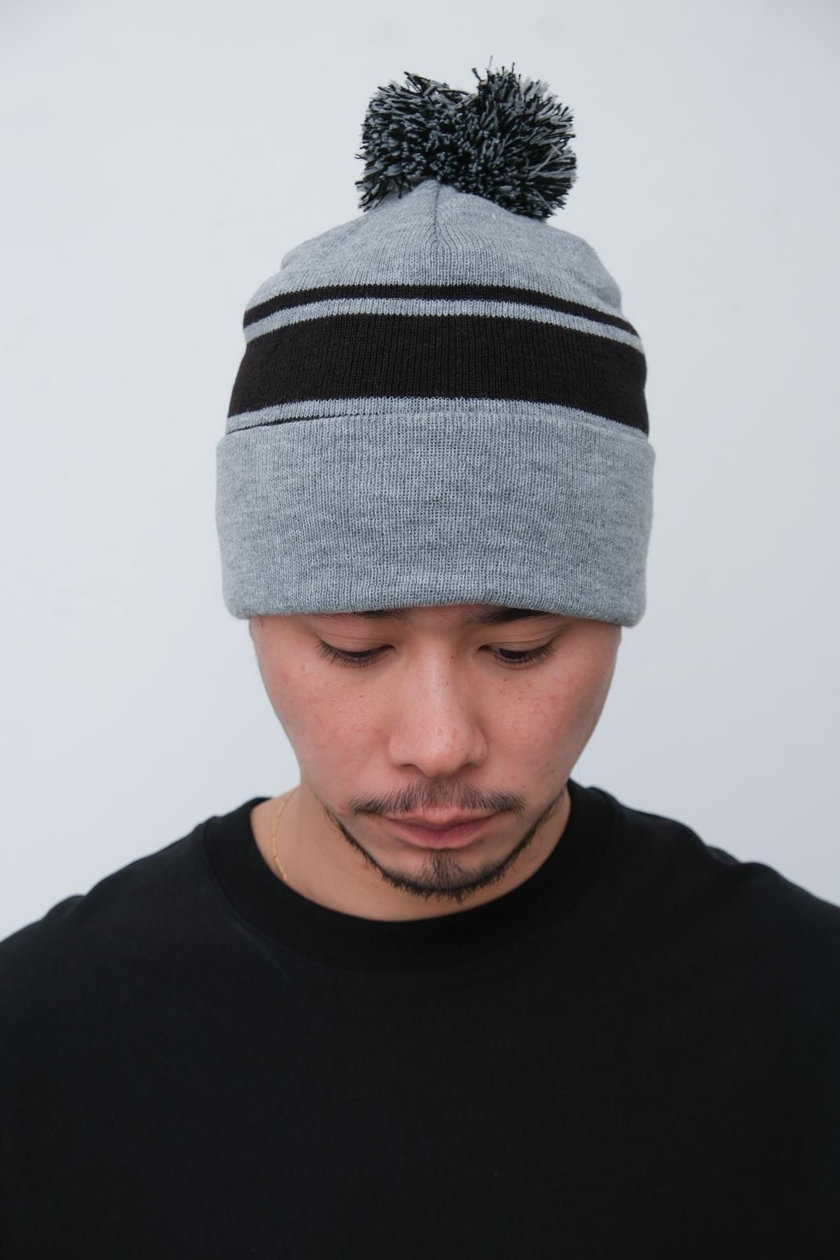 ORIGINAL MADE by Athletic Knit / Pom-Pon Knit Cap Heather