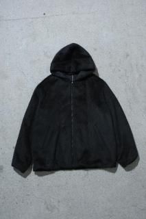 COMOLI for IMA:ZINE / CAMEL SHAGGY HOODIE