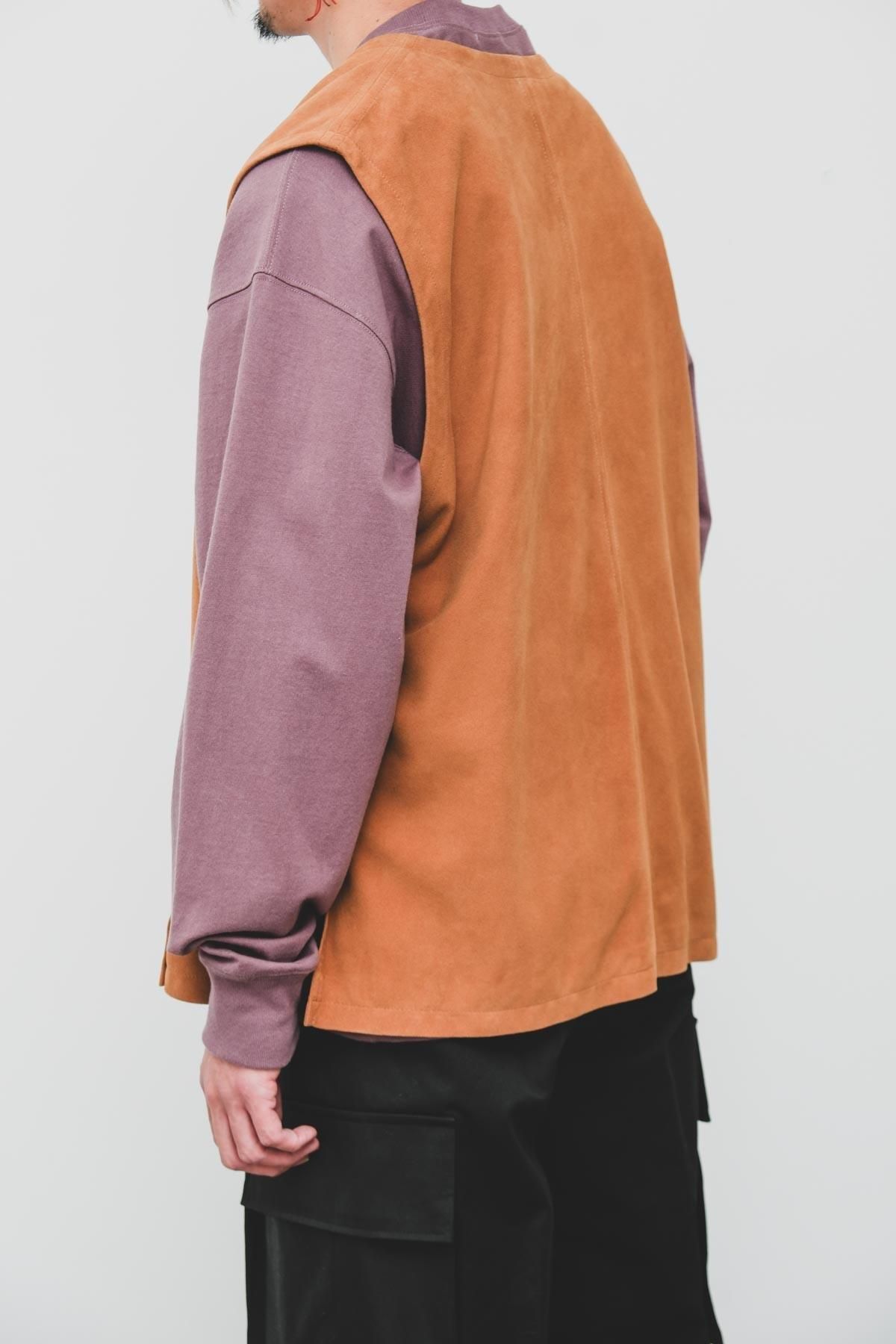 HERILL GOATSUEDE VEST レザーベスト HERILL / Goat suede Vest - IMA:ZINEオンラインストア｜大阪