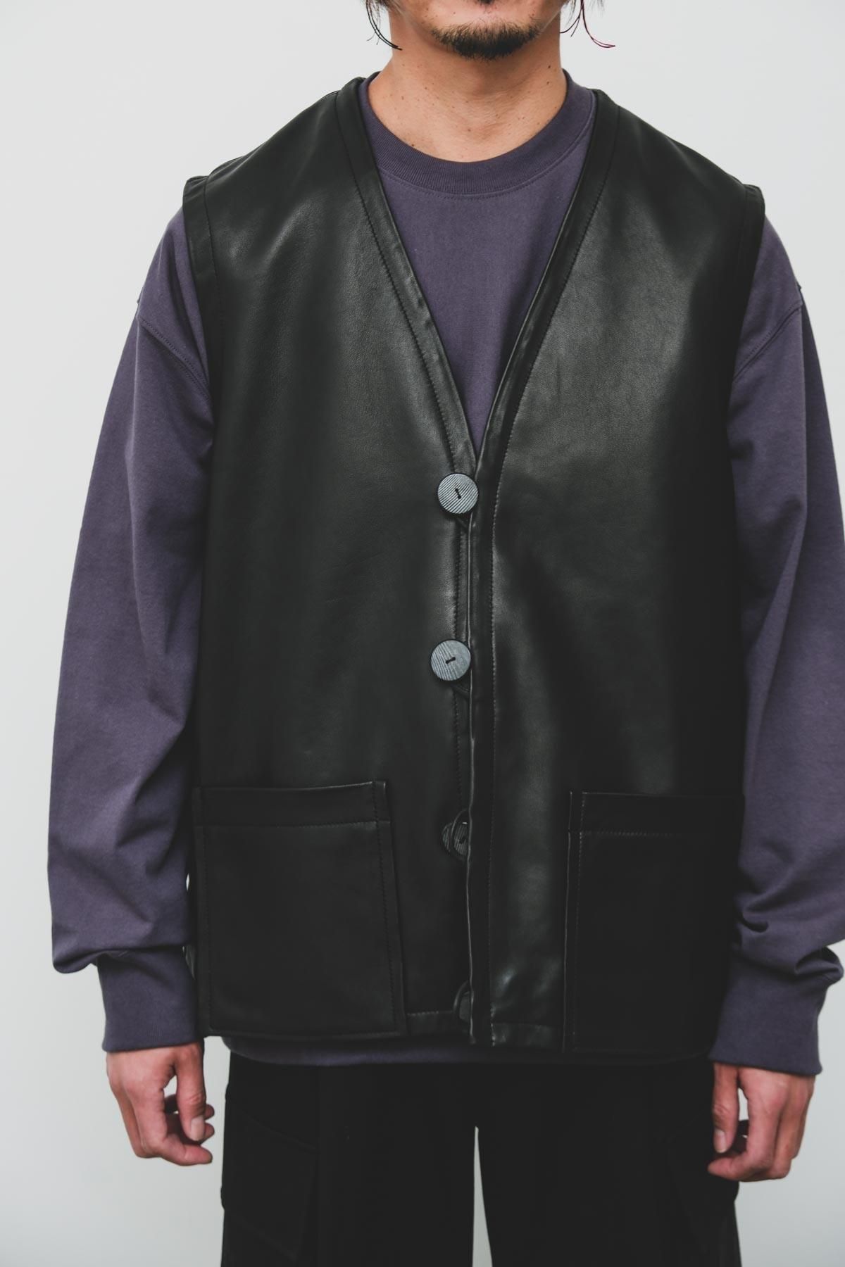 HERILL GOATSUEDE VEST レザーベスト HERILL / Goat suede Vest - IMA:ZINEオンラインストア｜大阪