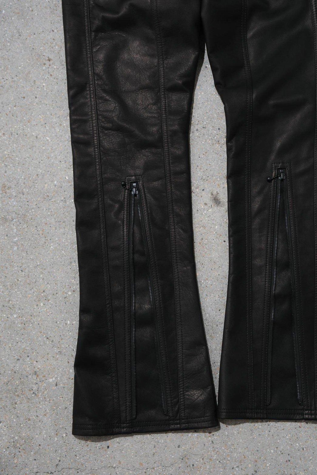 パンツ blackmeans FLARE ZIP TROUSER black 3 Black Grommet Strap Zipper Flare Pants | Hot Topic