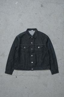A.PRESSE / Black Denim Trucker Jacket