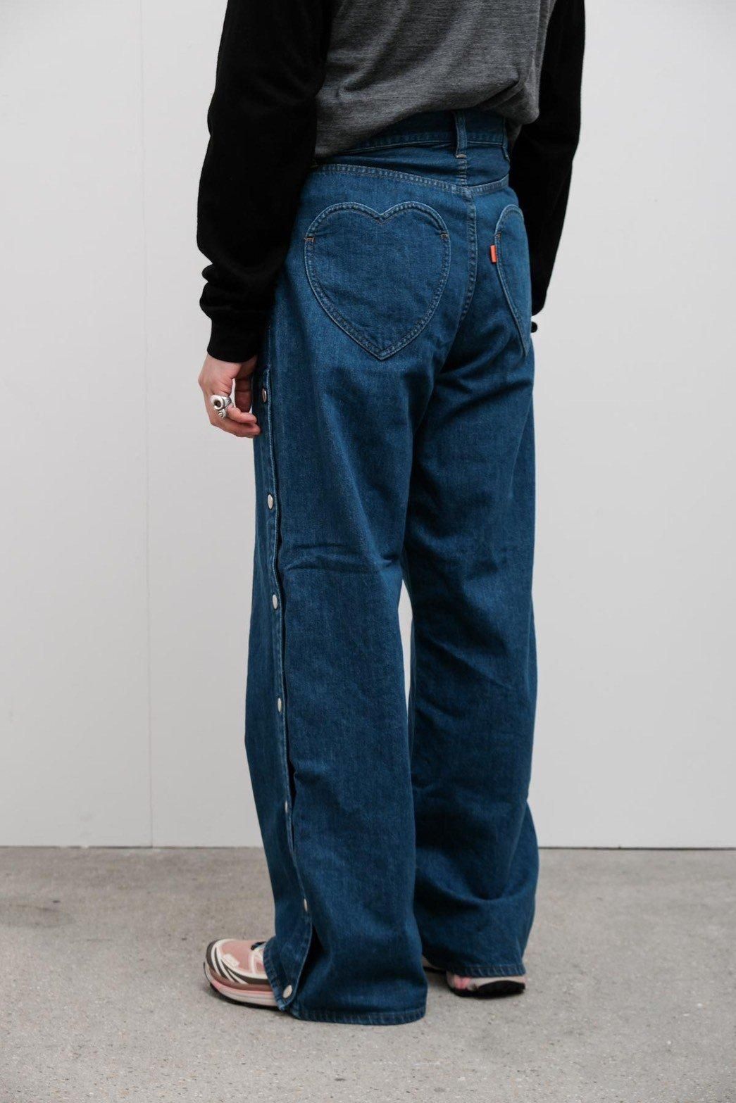 RICE NINE TEN ハートダメージデニム RICE NINE TEN ハート