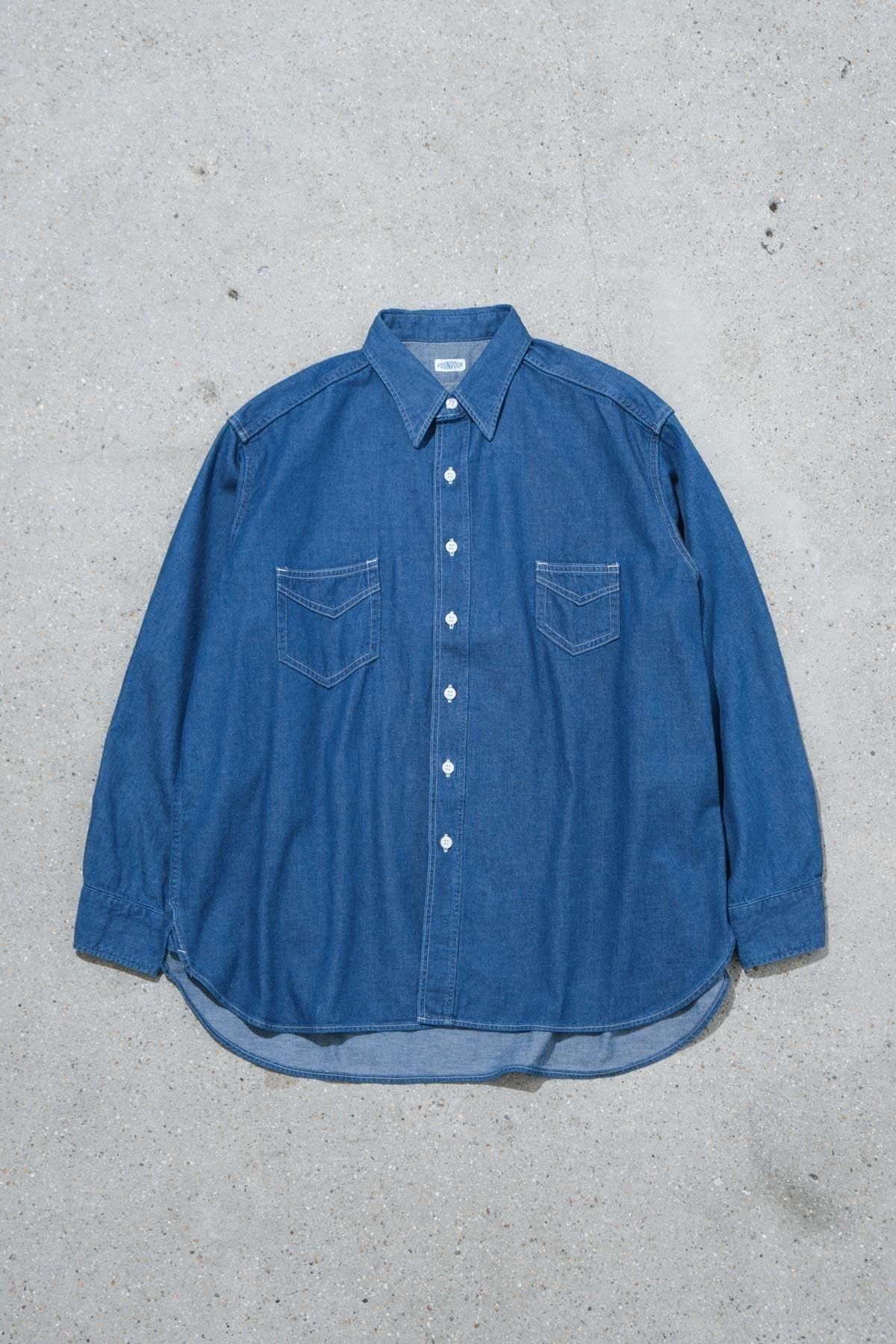 FOUNDOUR / DENIM SHIRT - IMA:ZINEオンラインストア｜大阪中津