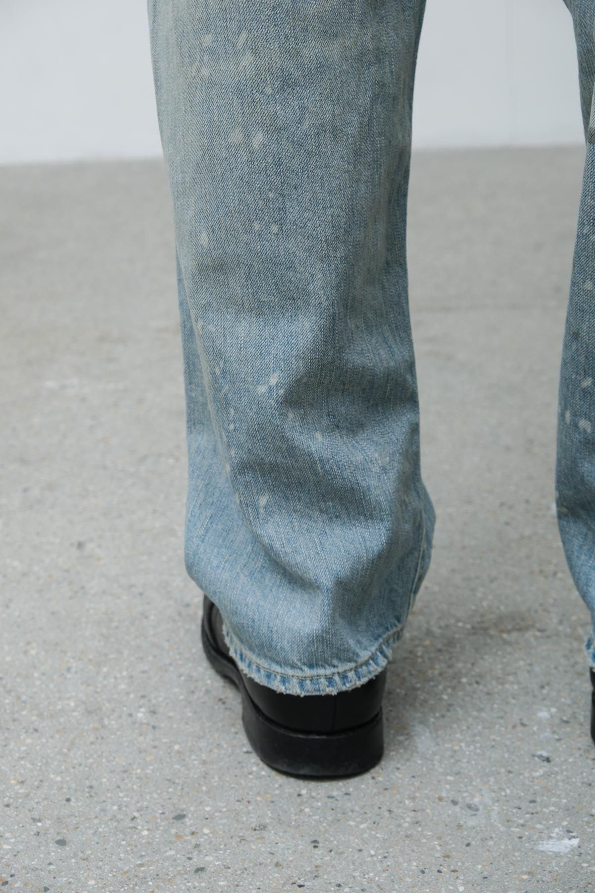 A.PRESSE / No.37 Washed Wide Denim Pants - IMA:ZINE A.PRESSE / No.37 Washed Wide Denim Pants - IMA:ZINE