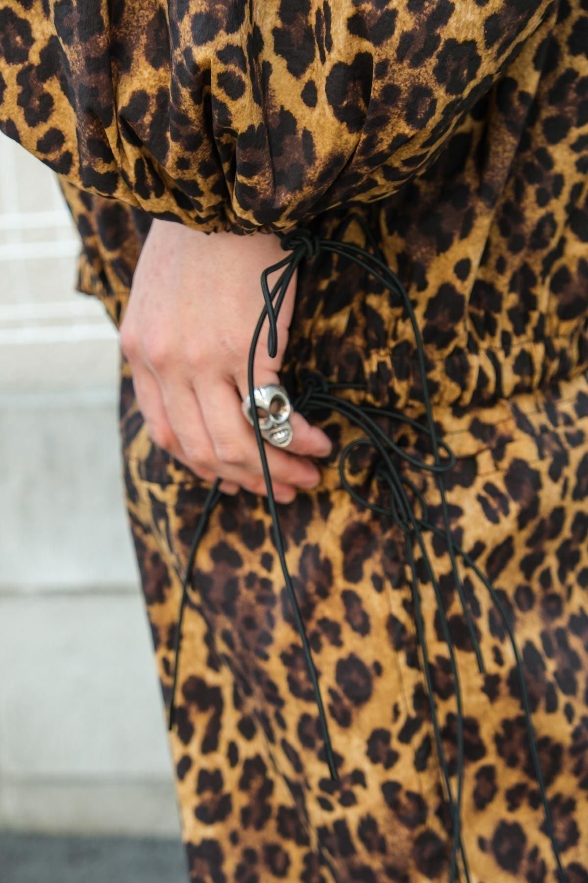 Rhodolirion / Deck Shell Hoody - Leopard - IMA:ZINE