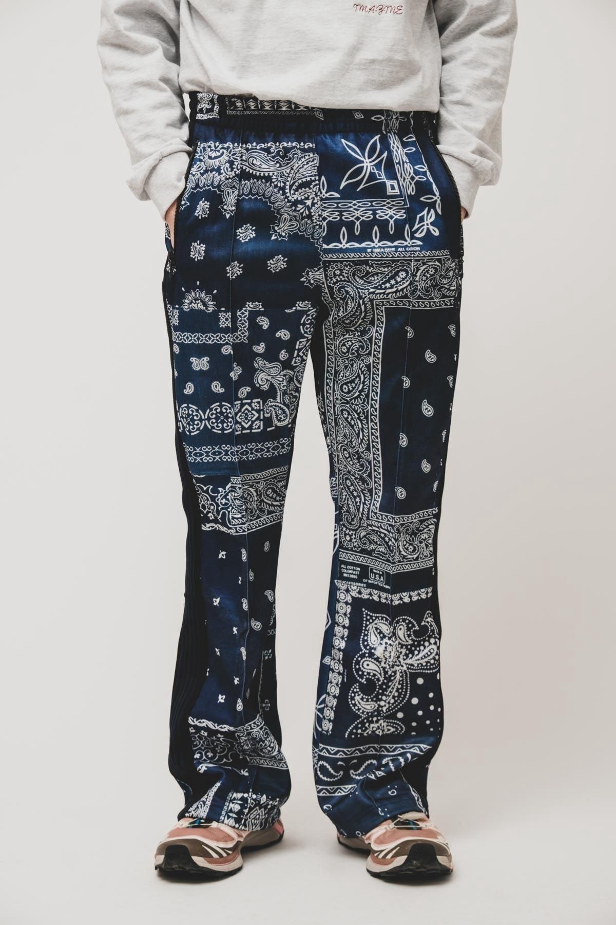NEEDLES MIYAGIHIDETAKA トラックパンツ　track NEEDLES × MIYAGIHIDETAKA / Boot-Cut Track Pant - Bandana