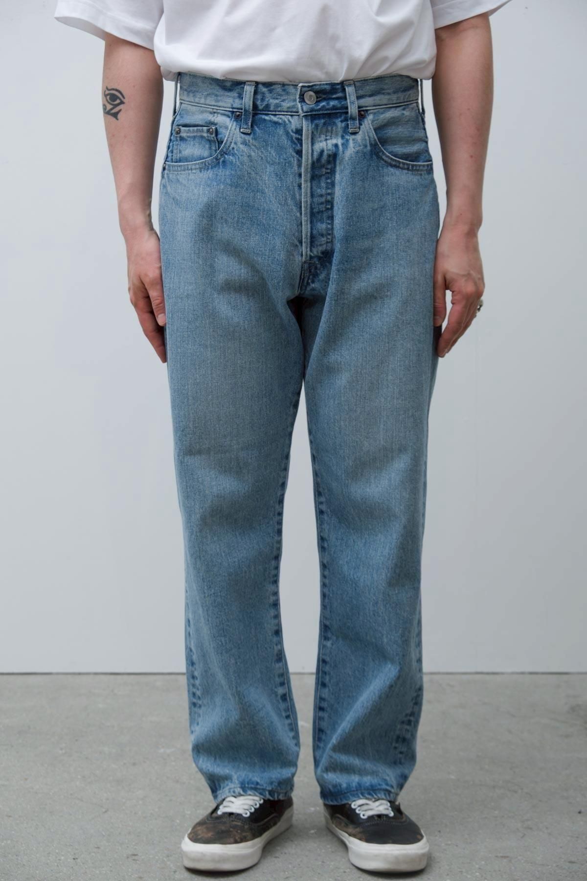 お歳暮 2024 A.PRESSE / Washed Denim Pants - IMA:ZINE パンツ