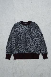AiE / Sweat Shirt - Cotton Jersey Leopard Printed