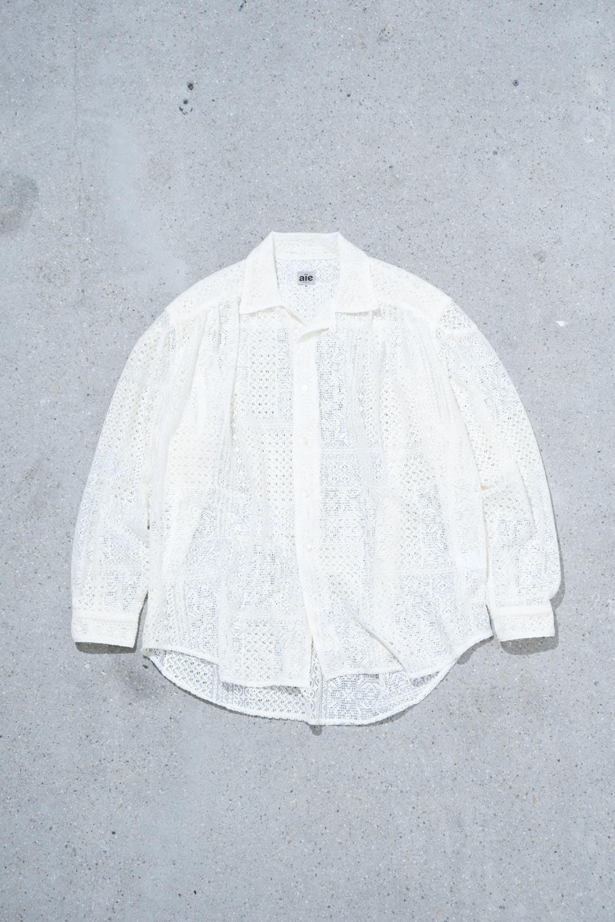 AiE / Painter Shirt - Poly Lace - IMA:ZINE AiE / Painter Shirt - Poly Lace - IMA:ZINE