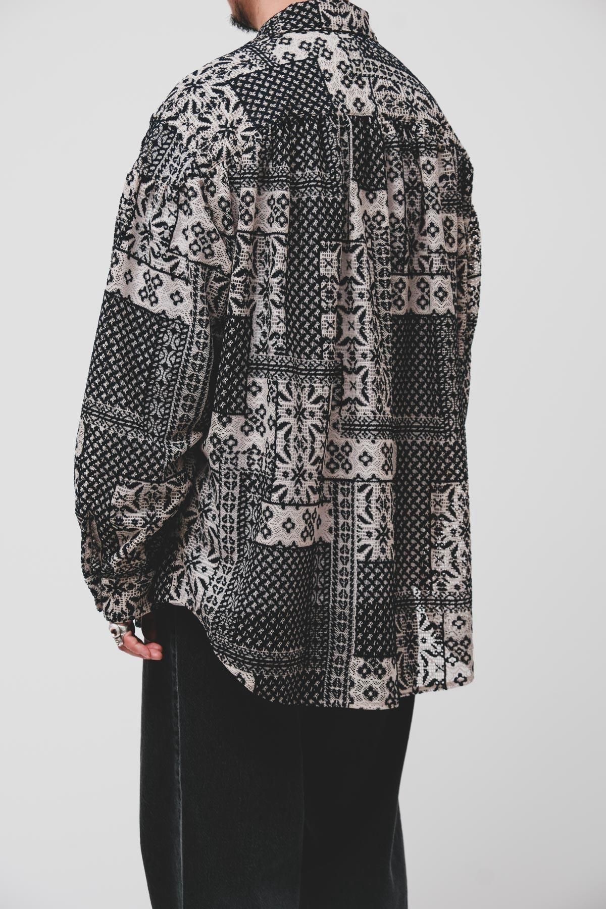 トップス AiE PAINTER SHIRT POLY LACE AiE] PAINTER SHIRT - POLY LACE - MOLDNEST