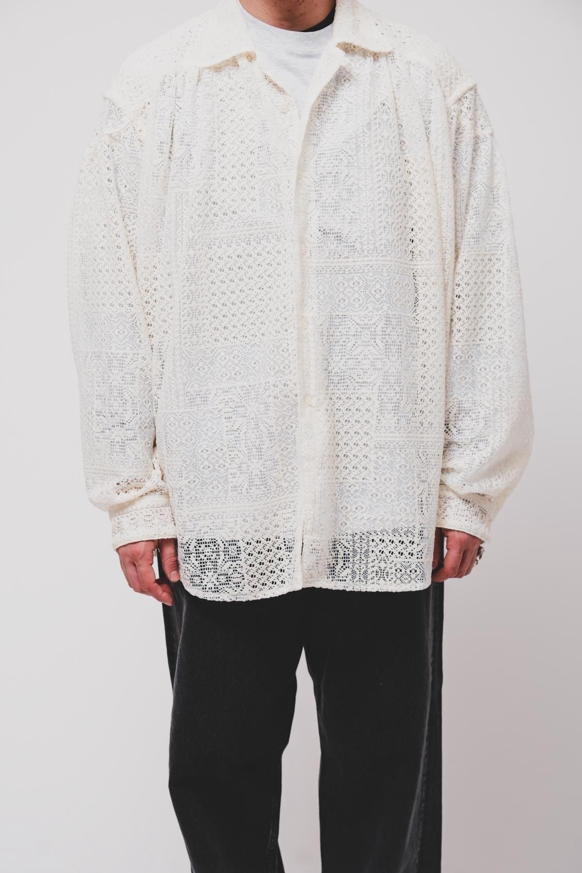 AiE / Painter Shirt - Poly Lace - IMA:ZINEオンラインストア