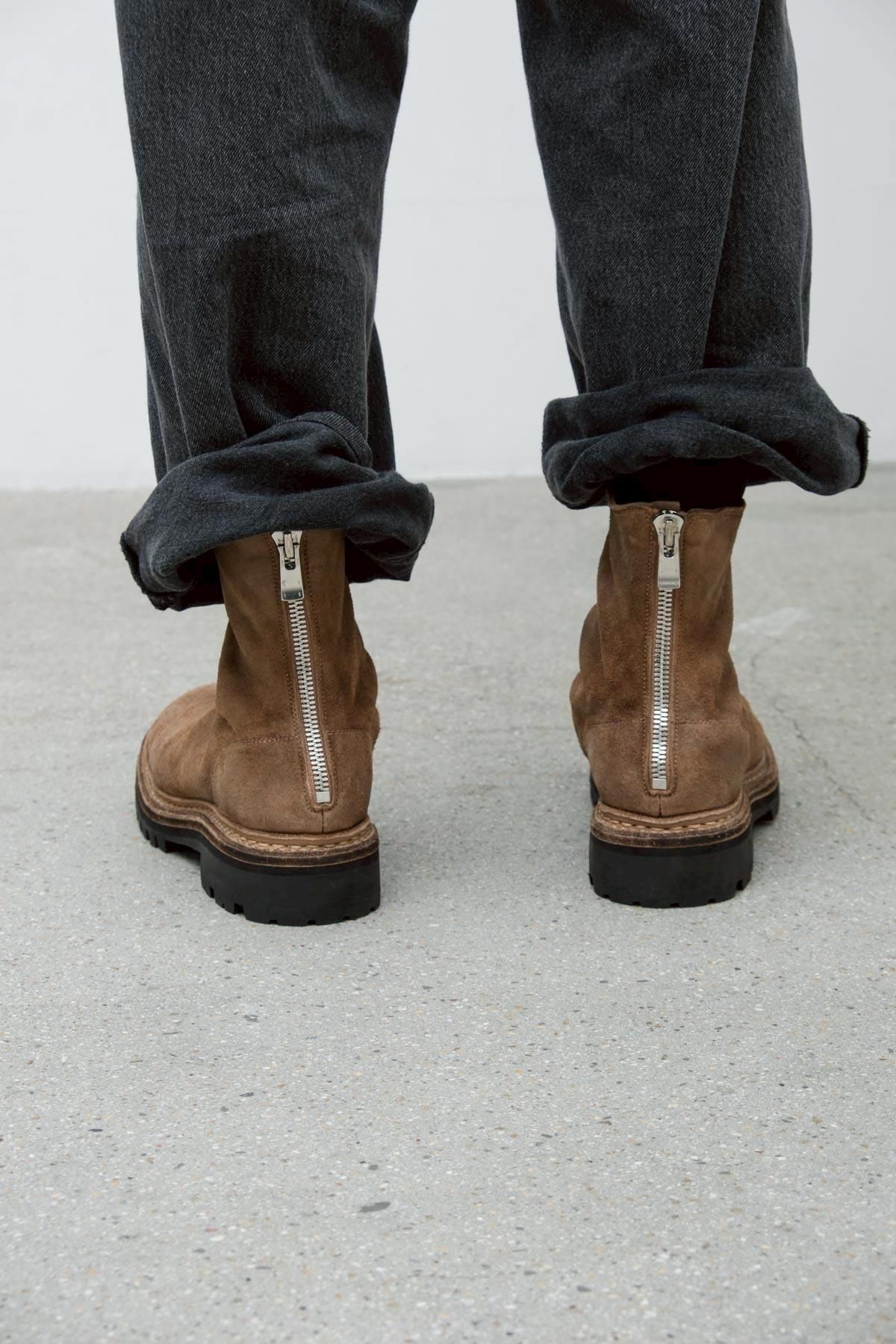 COMOLI × GUIDI バックジップブーツ 42 COMOLI ''GUIDI バックジップブーツ COMOLI別注カラー'' (BEIGE) – THE