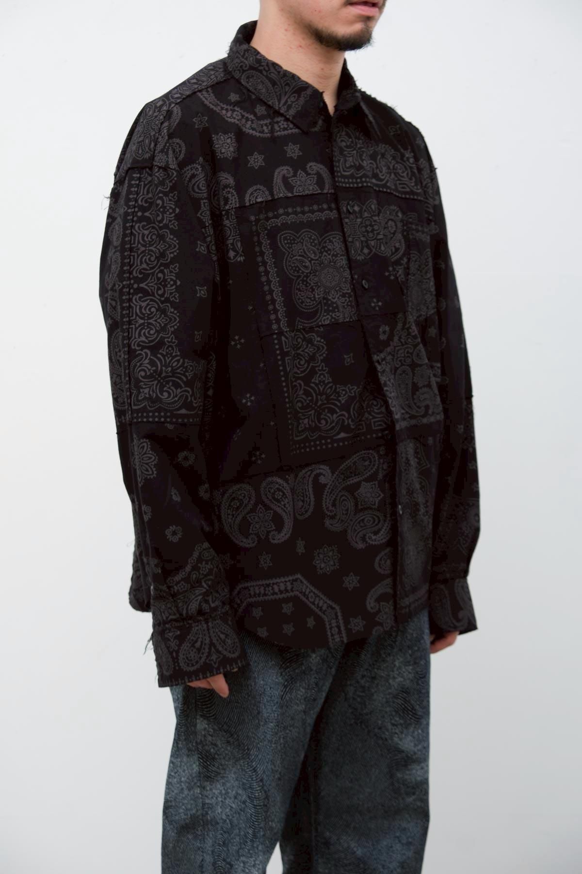 MIYAGI HIDETAKA　バンダナシャツ　Bandana shirt BREATH ブレス × MIYAGI HIDETAKA BANDANA S/S SHIRT ミヤギ