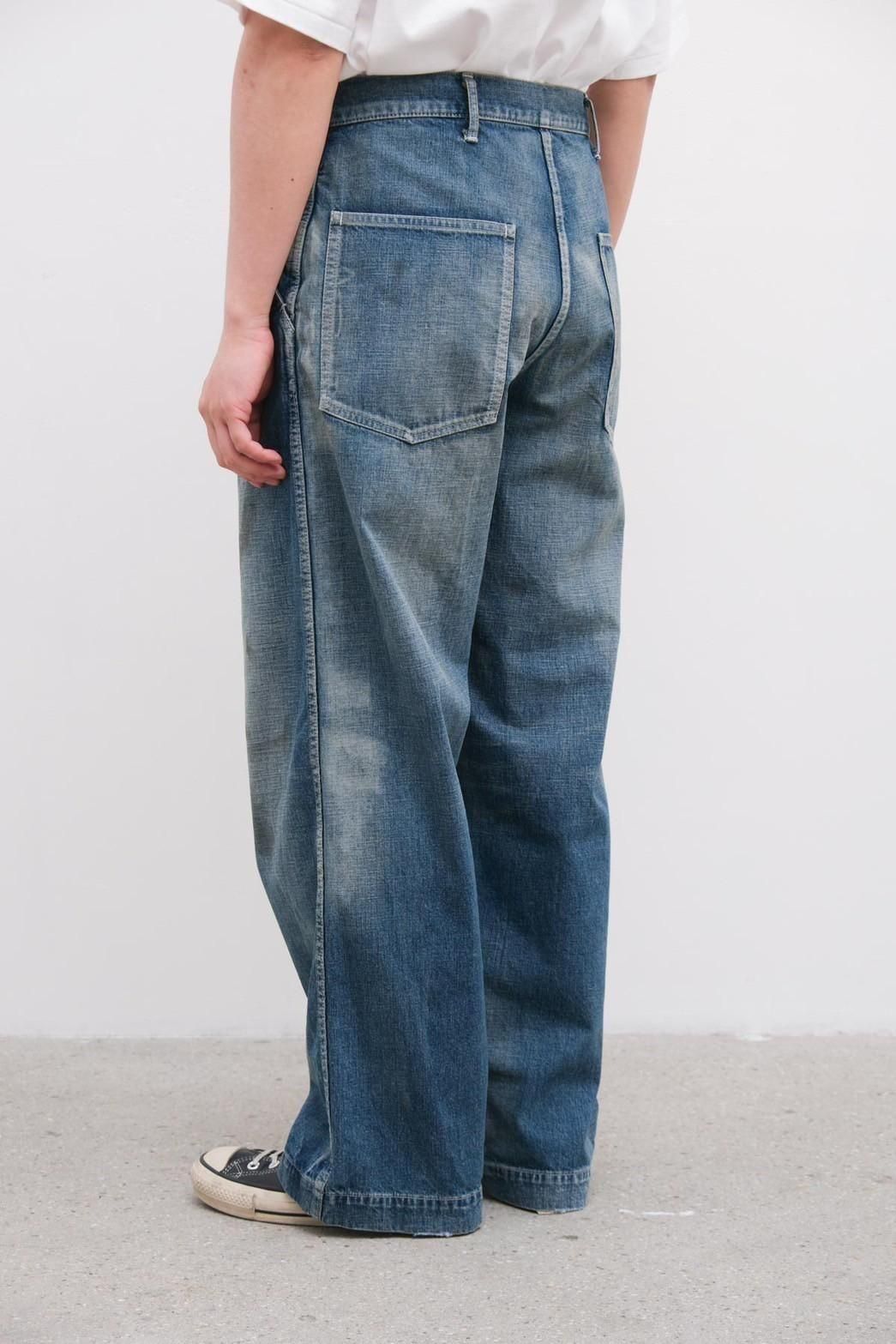 A.PRESSE / US ARMY Dungaree Denim Trousers - IMA:ZINE