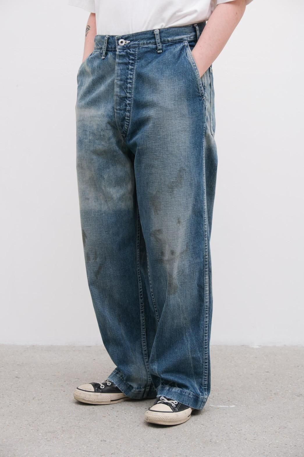 A.PRESSE / US ARMY Dungaree Denim Trousers - IMA:ZINE