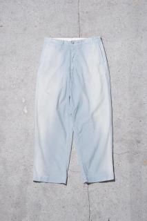 A.PRESSE / Indigo Pin Check Work Pants - IMA:ZINE A.PRESSE / Indigo Pin Check Work Pants - IMA:ZINE