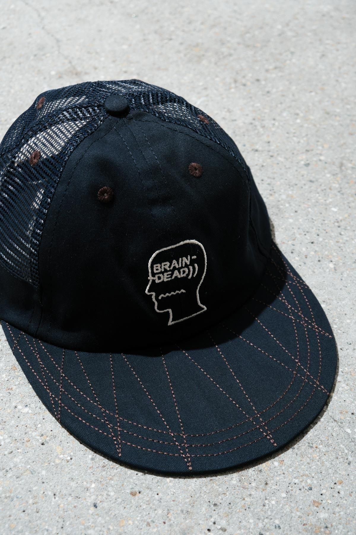 【美品】BRAINDEAD IMA:ZINE キャップ BRAINDEAD × IMA:ZINE / IMA:ZINE LOGO HEAD 6 PANEL HAT - IMA