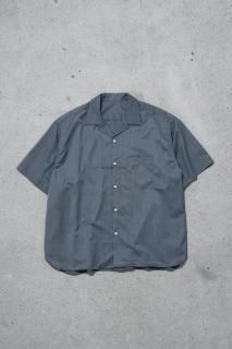Sillage / re-engineered overshirt short sleeve grey twill