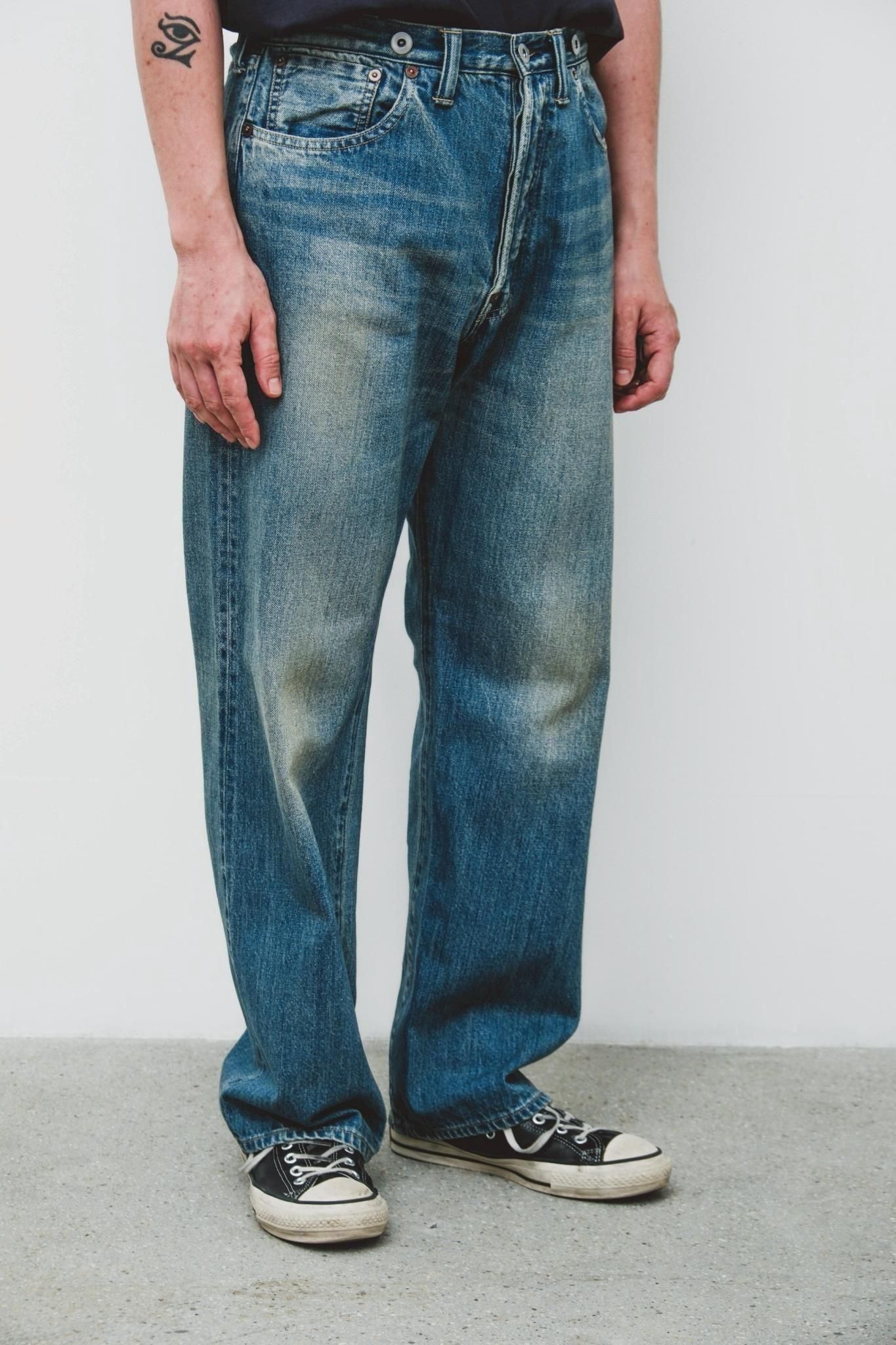 ⭐️新品⭐️a.presse No.2 Washed Denim Pants A.PRESSE NO.2 Washed Denim Pants – unexpected store