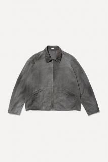 A.PRESSE / Vintage Black Chambray Sports Jacket
