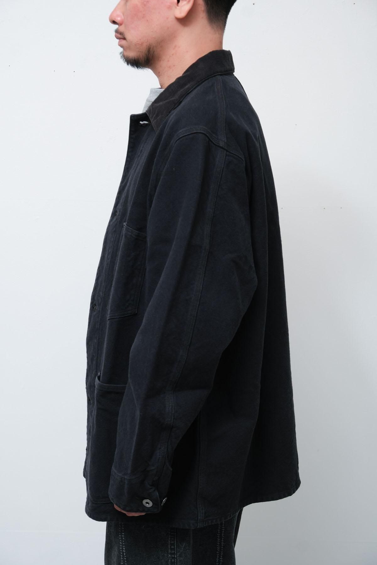 A.PRESSE / Vintage Silk Hemp Coverall Jacket - IMA:ZINE