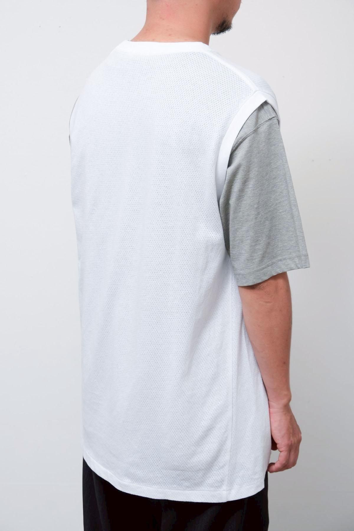 COMOLI / COTTON MESH SLEEVELESS T-SHIRT - IMA:ZINEオンライン