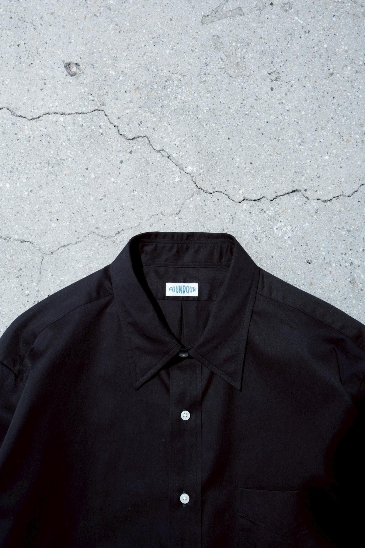 FOUNDOUR / Regular Collar Shirt - IMA:ZINEオンラインストア