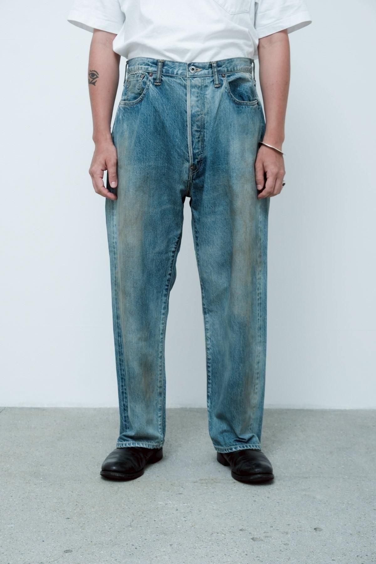 【新品未使用】NICENESS PYNCHON A.PRESSE - アプレッセ 2025 STYLE2 No.37 Washed Wide Denim