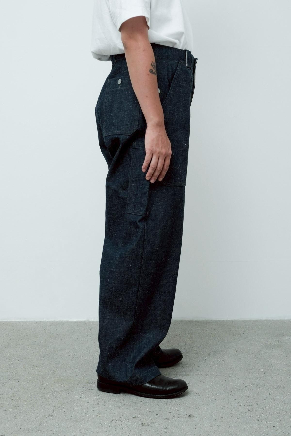 A.PRESSE / Swiss Army Denim Work Trousers - IMA:ZINE