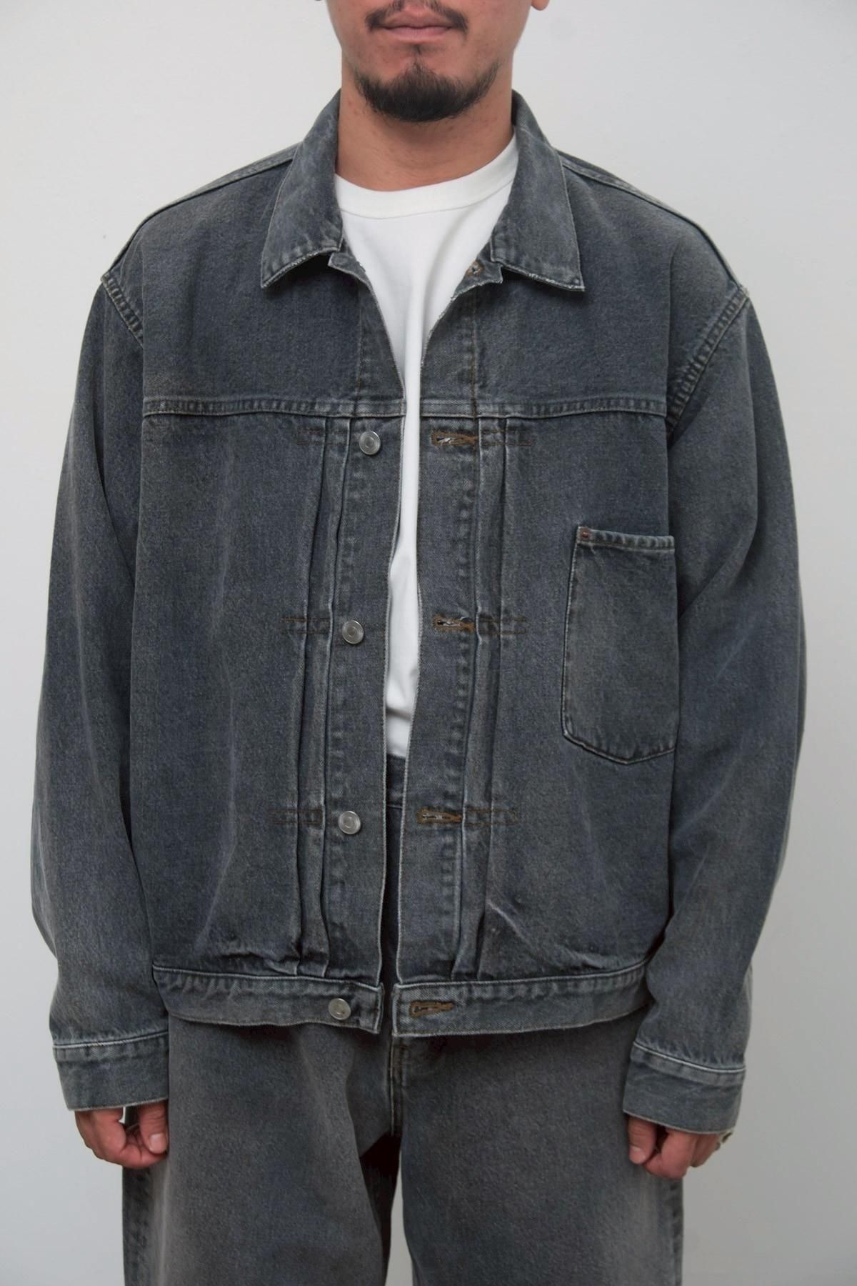 A.PRESSE / Vintage Gray Denim Jacket - IMA:ZINEオンライン