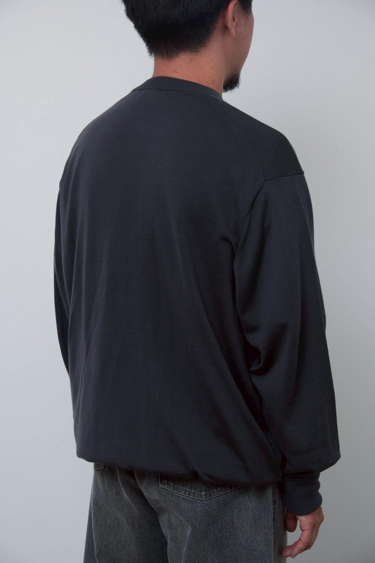 A.PRESSE / Wool Knit Crew Neck Sweater（25AAP-03-07） - IMA:ZINE