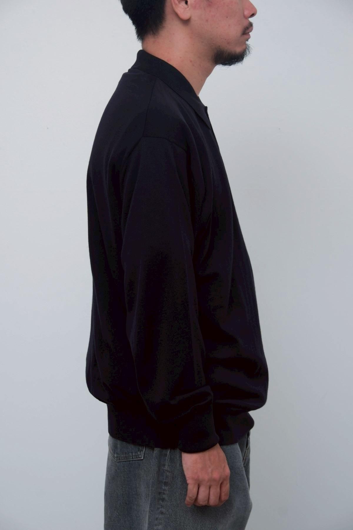 A.PRESSE / Wool Knit L/S Polo Shirts - IMA:ZINEオンライン