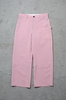 IMA:ZINE ORIGINAL MADE by SHO NAGATA / Double Knee Trousers - SMOKY PINK