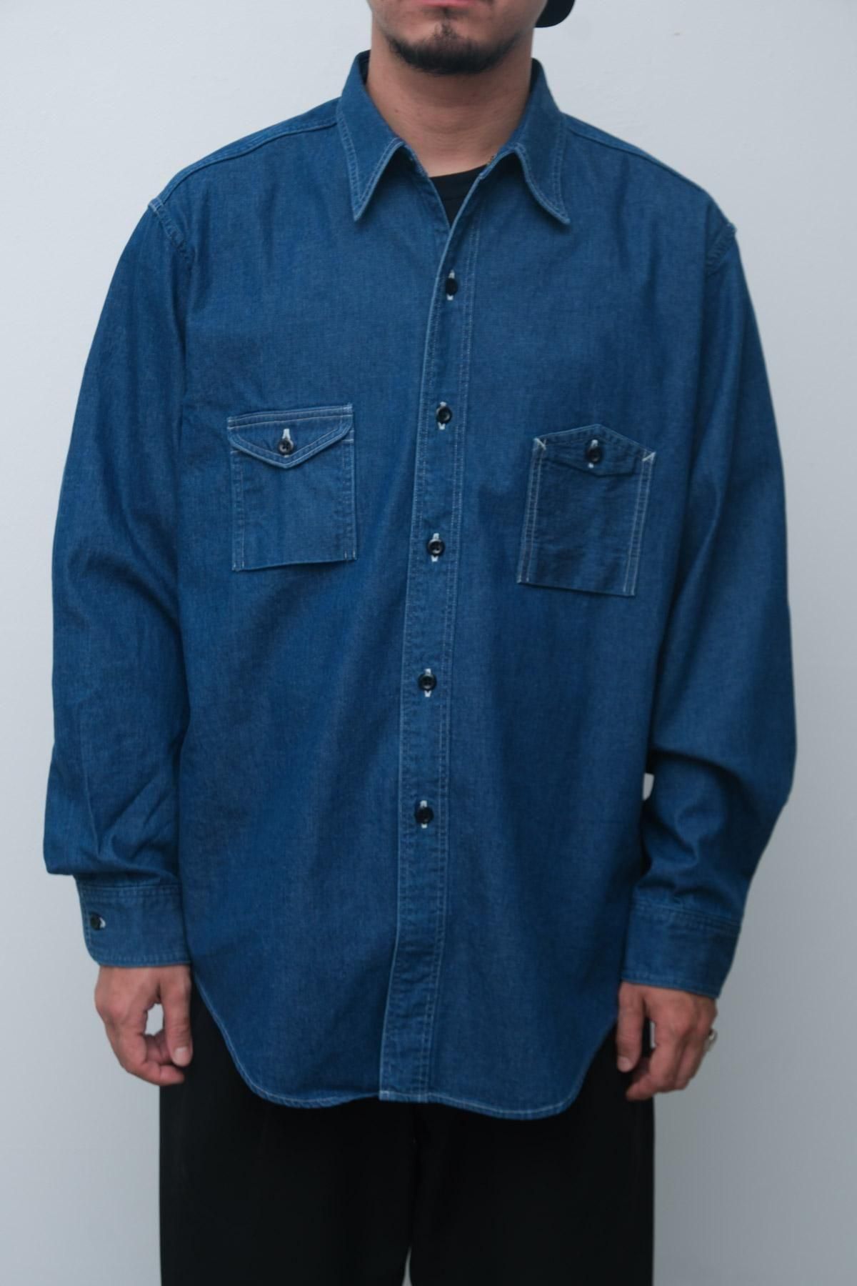 FOUNDOUR / DENIM SHIRT - IMA:ZINEオンラインストア｜大阪中津の