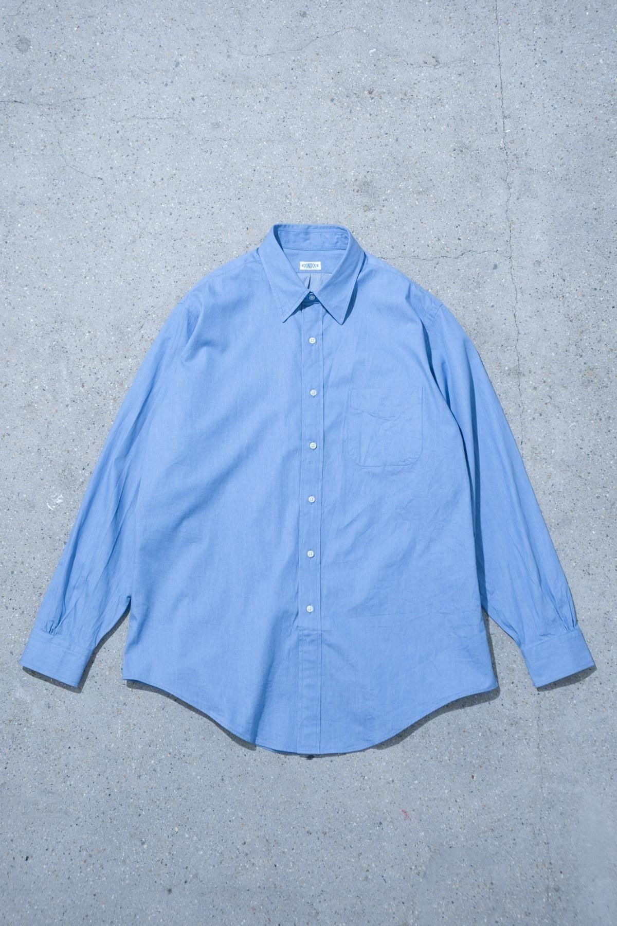 トップス FOUNDOUR REGULAR COLLAR DENIM SHIRT REGULAR COLLAR DENIM SHIRT（レギュラーカラーデニムシャツ