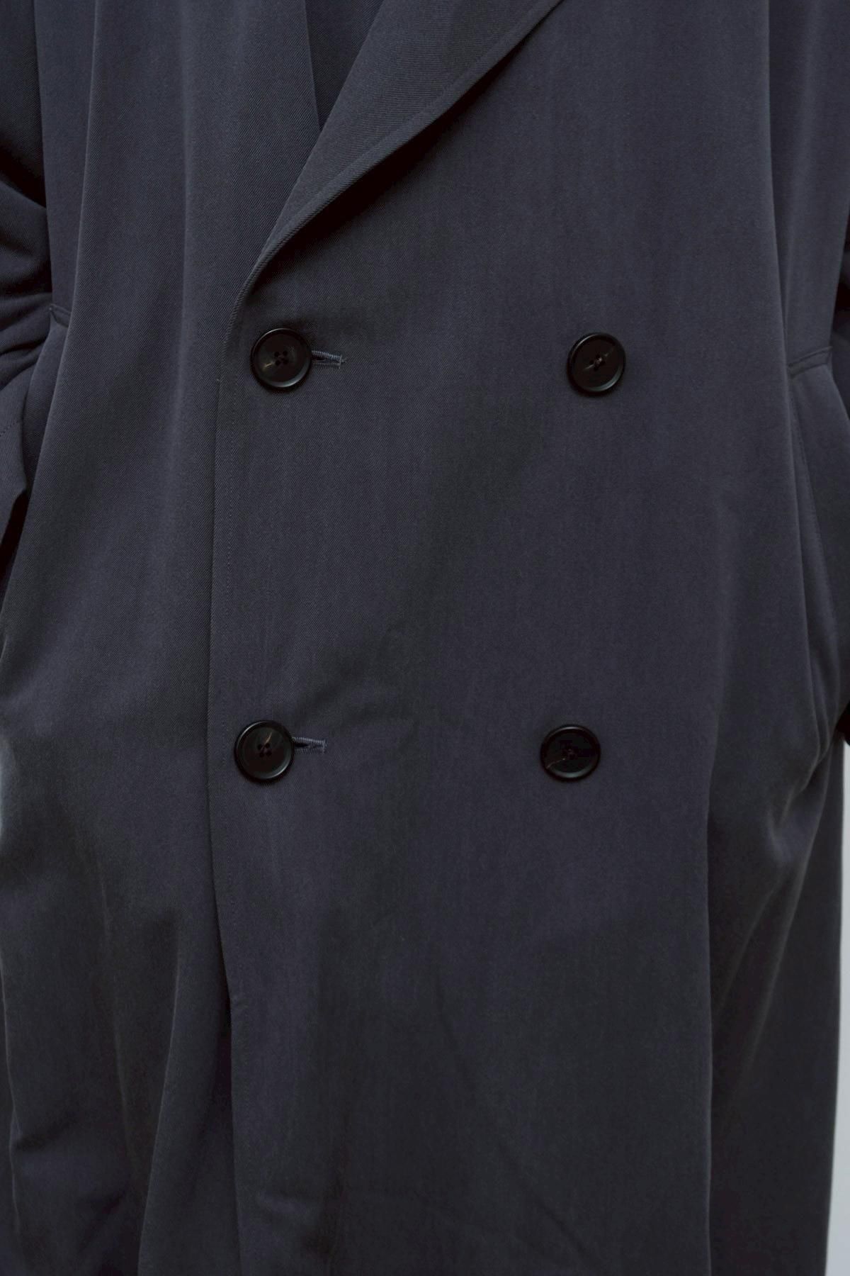 A.PRESSE / Maxi Length Washed Silk Trench Coat（25AAP-01-36