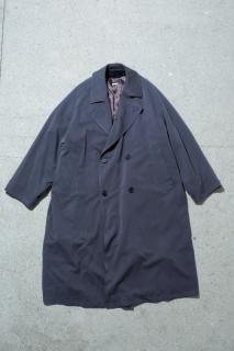 A.PRESSE / Maxi Length Washed Silk Trench Coat