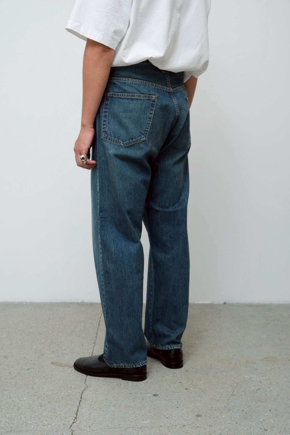 A.PRESSE / Washed Denim Wide Pants - IMA:ZINEオンライン