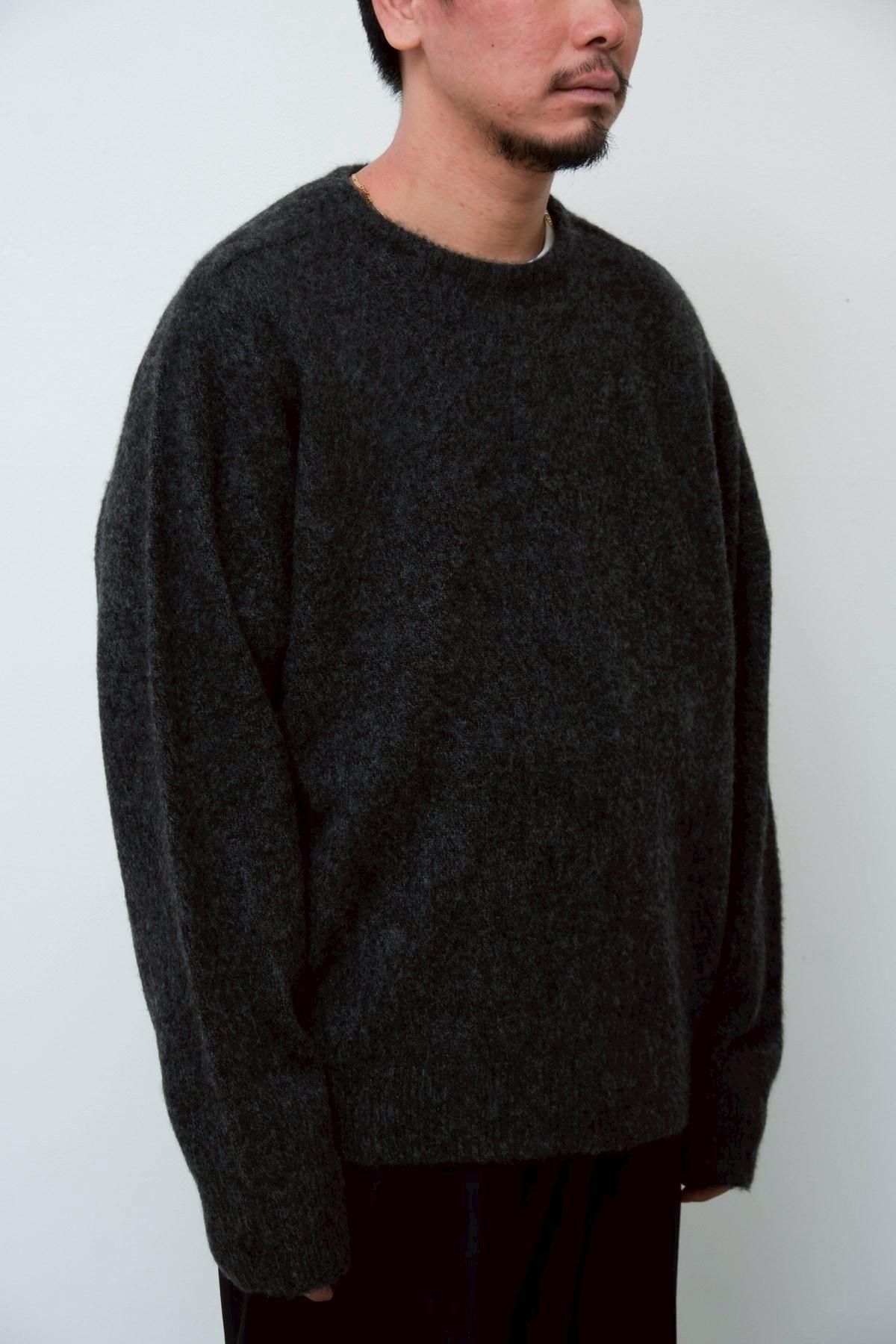 A.PRESSE / Cashmere Middle Gauge Pullover Sweater - IMA:ZINE