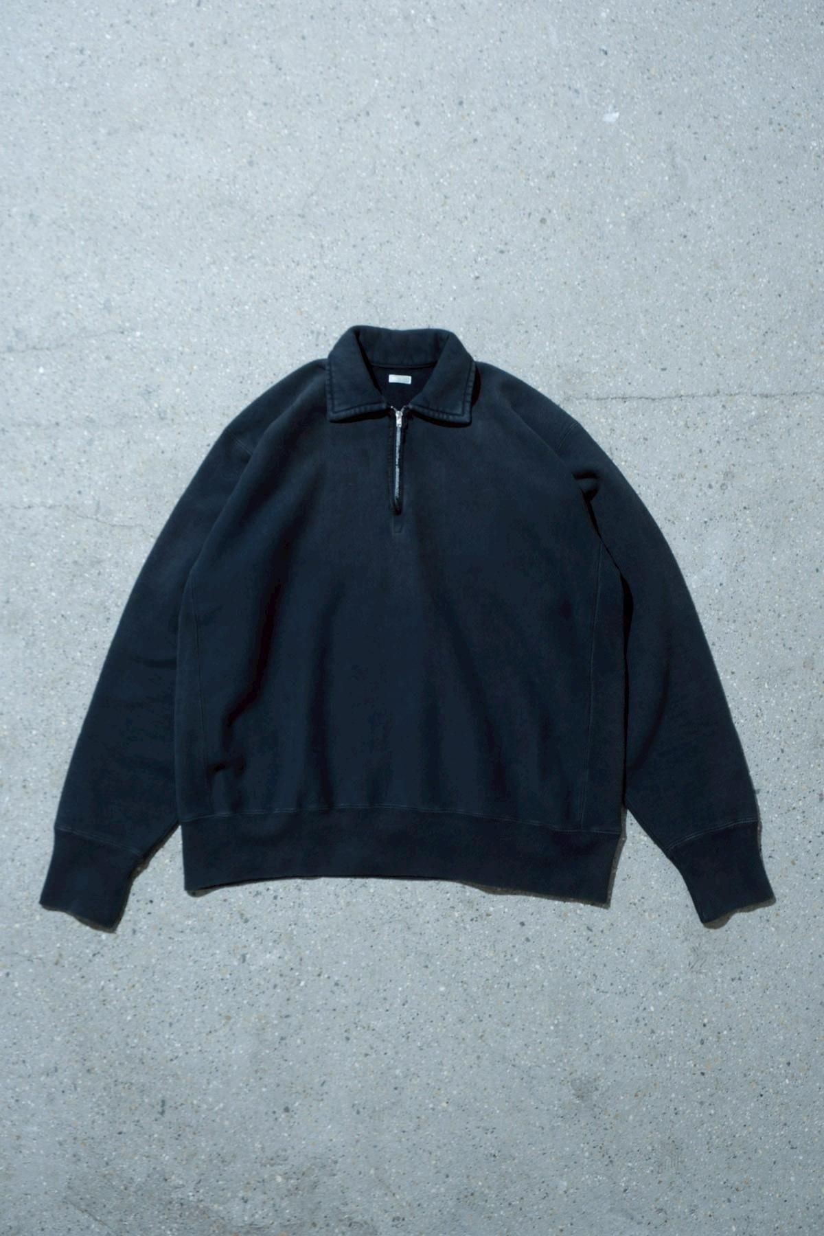 A.presse ハーフスウェット A.PRESSE / Vintage Half Zip Sweat Shirt - IMA:ZINEオンライン