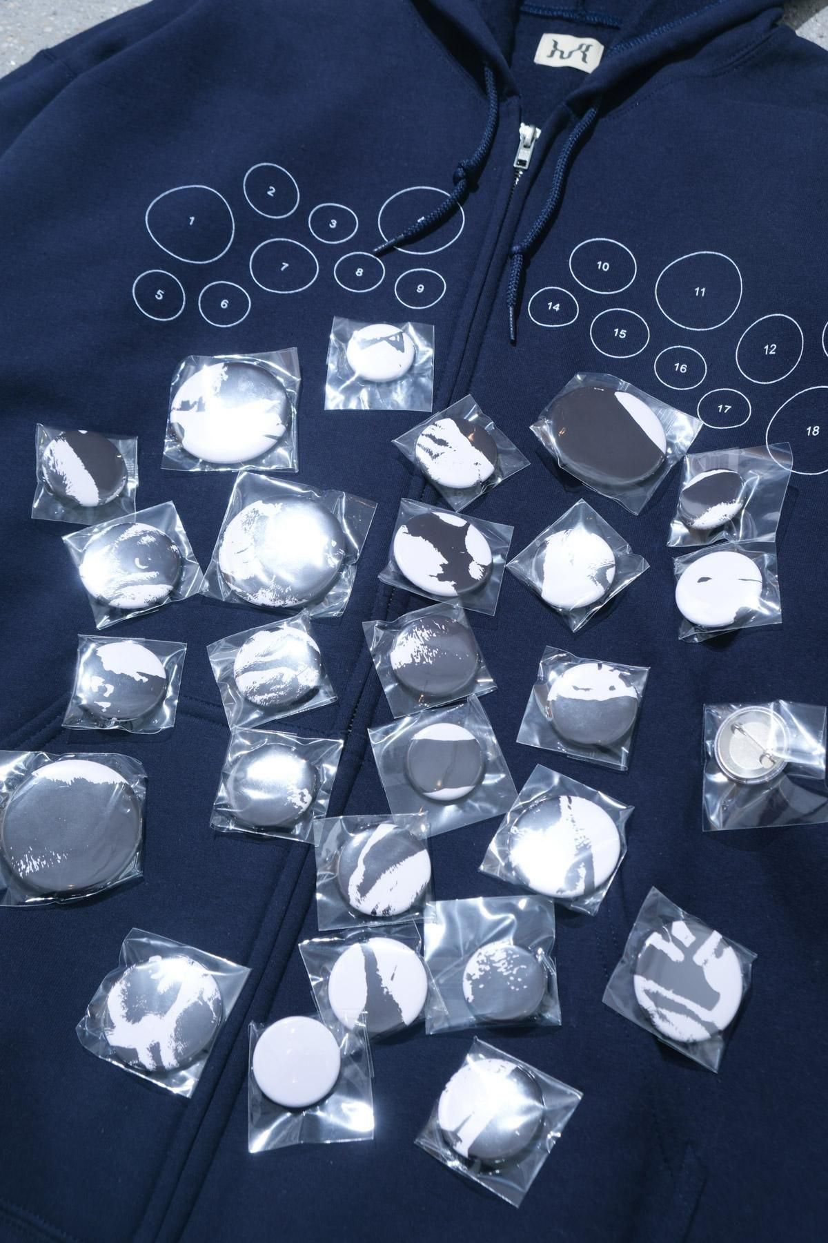 High Scream Center / COLLEGE LOGO ZIP HOODIE - IMA:ZINEオンライン