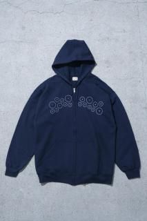 High Scream Center / COLLEGE LOGO ZIP HOODIE