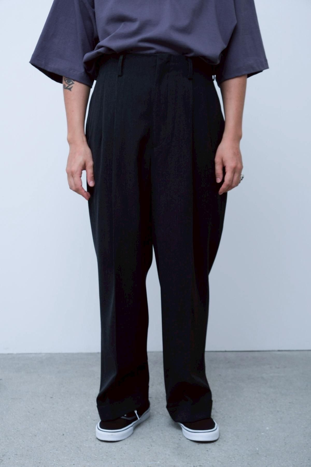 e*s様 A.PRESSE Wide Tapered Trousers A.PRESSE Wide Tapered Trousers – unexpected store