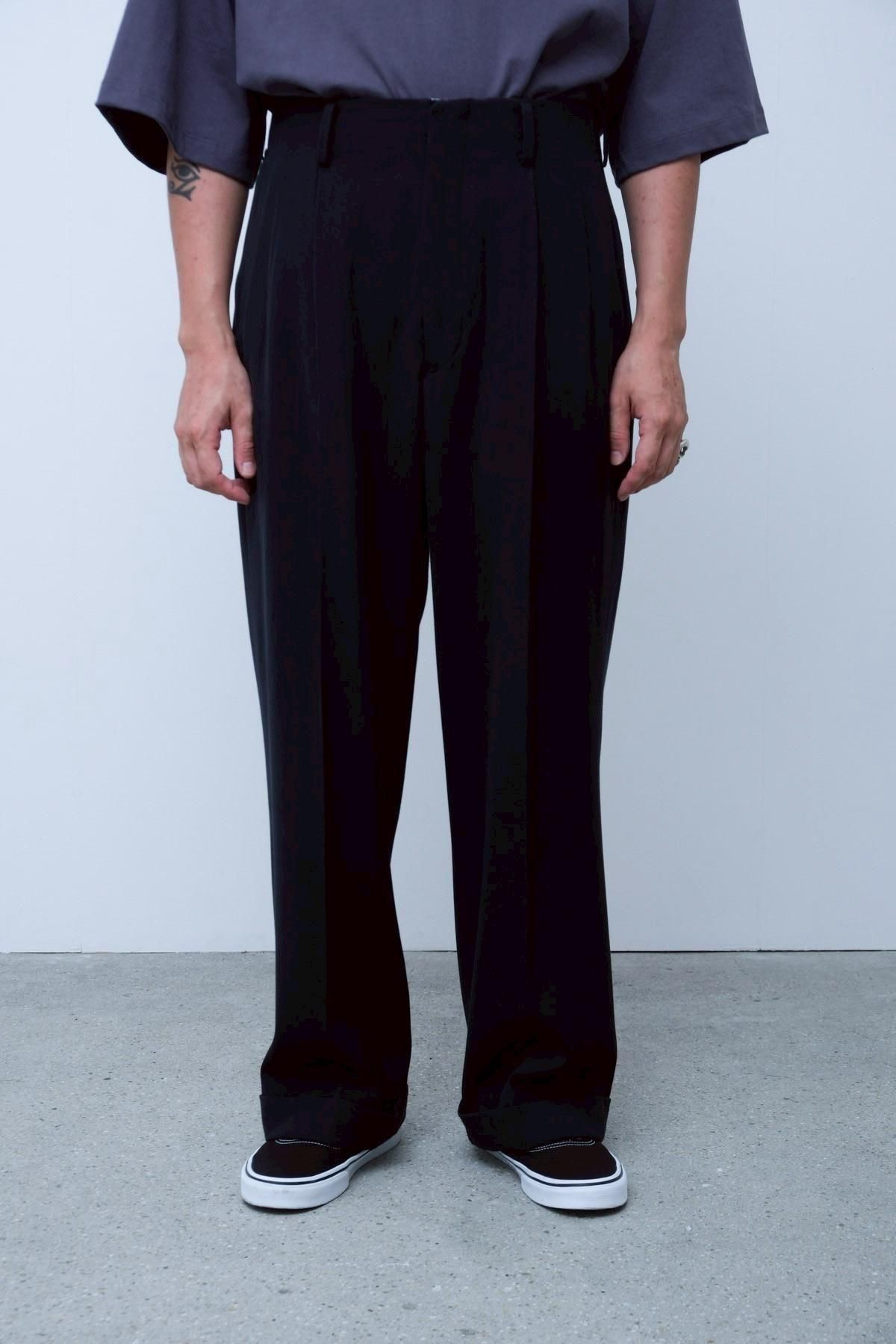 A.PRESSE アプレッセ Wide Tapered Trousers 1 A.PRESSE 